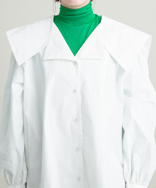 KBF（ケイビーエフ）の「セーラーカラーブラウス（シャツ/ブラウス・レディース・オフホワイト・ONE）」の12枚目の写真