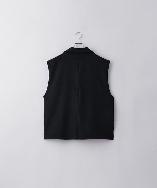 Loose/ルース（ルース）の「ドレープモード チェーントレンチジレベスト【セットアップ対応】（ベスト・メンズ・ブラック/グレー系その他/ダークブルー/グレー・L/M/S/XS）」の6枚目の写真