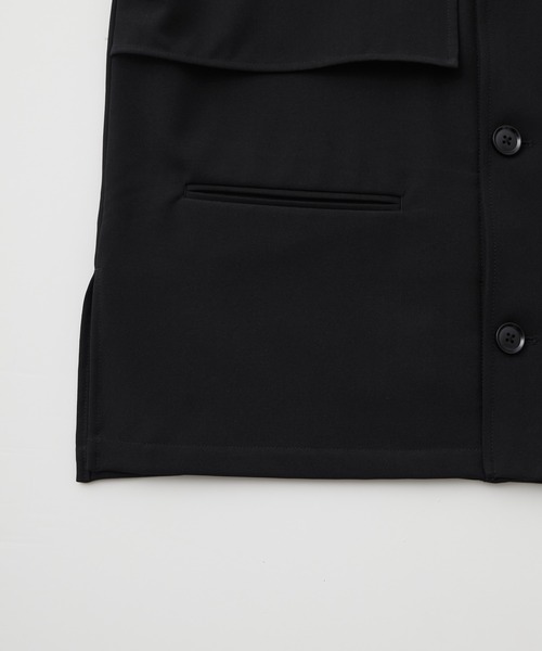 Loose/ルース（ルース）の「ドレープモード チェーントレンチジレベスト【セットアップ対応】（ベスト・メンズ・ブラック/グレー系その他/ダークブルー/グレー・L/M/S/XS）」の17枚目の写真