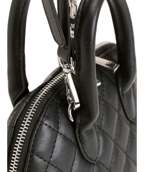 MURUA(ムルーア)の「2WAYキルティングバッグ(ハンドバッグ・レディース・ブラック/シルバー/アイボリー・FREE)」の13枚目の写真