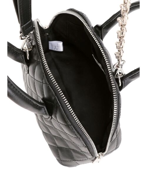 MURUA(ムルーア)の「2WAYキルティングバッグ(ハンドバッグ・レディース・ブラック/シルバー/アイボリー・FREE)」の14枚目の写真