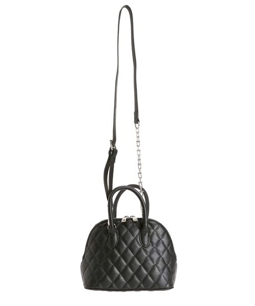 MURUA(ムルーア)の「2WAYキルティングバッグ(ハンドバッグ・レディース・ブラック/シルバー/アイボリー・FREE)」の16枚目の写真