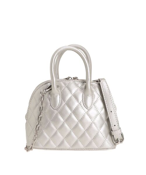 MURUA(ムルーア)の「2WAYキルティングバッグ(ハンドバッグ・レディース・ブラック/シルバー/アイボリー・FREE)」の18枚目の写真