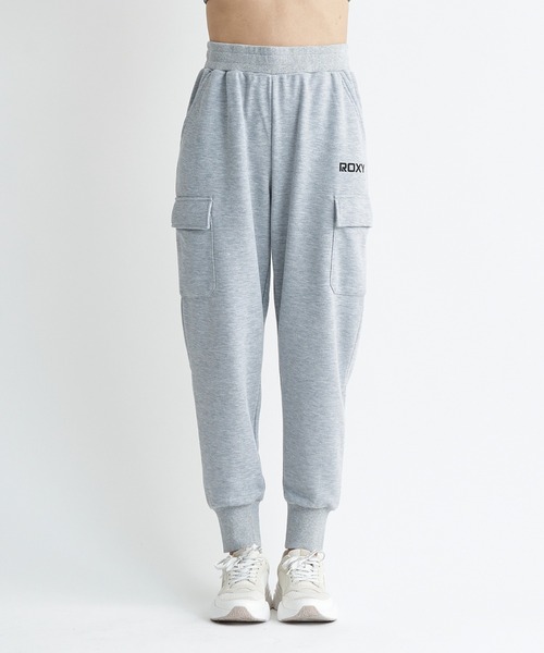 ROXY（ロキシー）の「DOWN TO EARTH PANTS/ロキシースウェットカーゴパンツ（スウェットパンツ・レディース・ブラック/ベージュ/グレー・MEDIUM/LARGE/SMALL）」の3枚目の写真