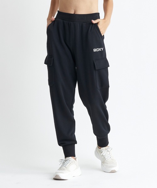 ROXY（ロキシー）の「DOWN TO EARTH PANTS/ロキシースウェットカーゴパンツ（スウェットパンツ・レディース・ブラック/ベージュ/グレー・MEDIUM/LARGE/SMALL）」の5枚目の写真
