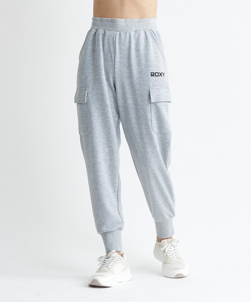 ROXY（ロキシー）の「DOWN TO EARTH PANTS/ロキシースウェットカーゴパンツ（スウェットパンツ・レディース・ブラック/ベージュ/グレー・MEDIUM/LARGE/SMALL）」の13枚目の写真