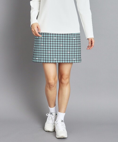 adabat（アダバット）の「◆タックあり ギンガムチェックスカート（スカート・レディース・ホワイト系その他2/ネイビー系1・36/42/38/40）」の3枚目の写真
