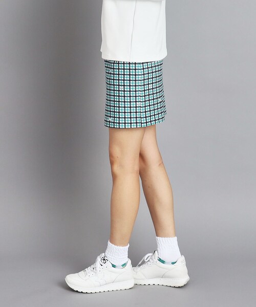 adabat（アダバット）の「◆タックあり ギンガムチェックスカート（スカート・レディース・ホワイト系その他2/ネイビー系1・36/42/38/40）」の4枚目の写真
