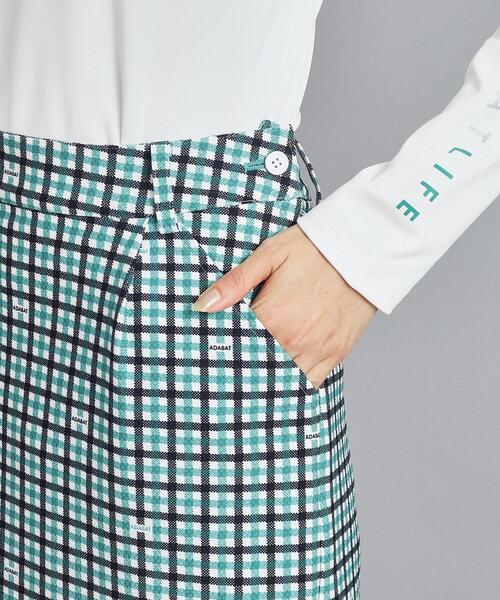 adabat（アダバット）の「◆タックあり ギンガムチェックスカート（スカート・レディース・ホワイト系その他2/ネイビー系1・36/42/38/40）」の13枚目の写真