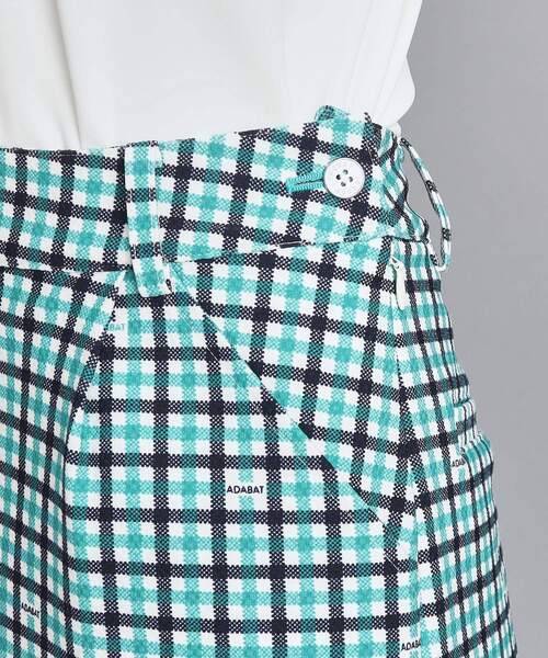 adabat（アダバット）の「◆タックあり ギンガムチェックスカート（スカート・レディース・ホワイト系その他2/ネイビー系1・36/42/38/40）」の14枚目の写真
