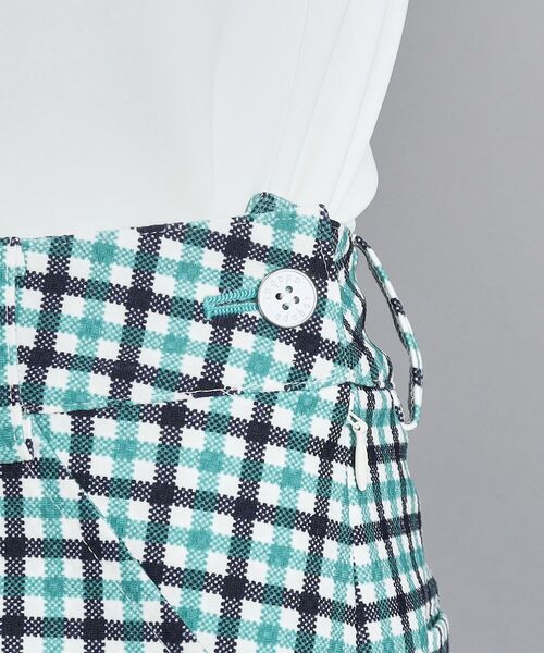 adabat（アダバット）の「◆タックあり ギンガムチェックスカート（スカート・レディース・ホワイト系その他2/ネイビー系1・36/42/38/40）」の16枚目の写真