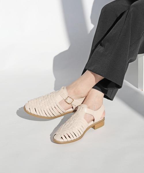 RiiiKa（リーカ）の「【RiiiKa/リーカ】編み込みグルカサンダル（サンダル・レディース・アイボリー/ブラック/キャメル/シルバー・LL/L/M/S）」の10枚目の写真