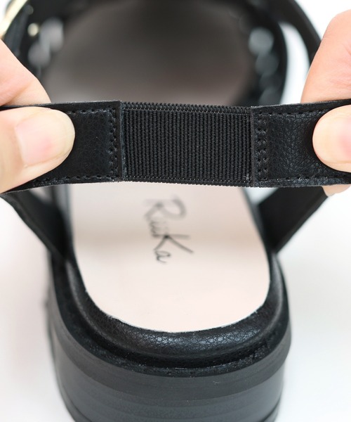 【RiiiKa/リーカ】編み込みグルカサンダル（サンダル）｜RiiiKa（リーカ）