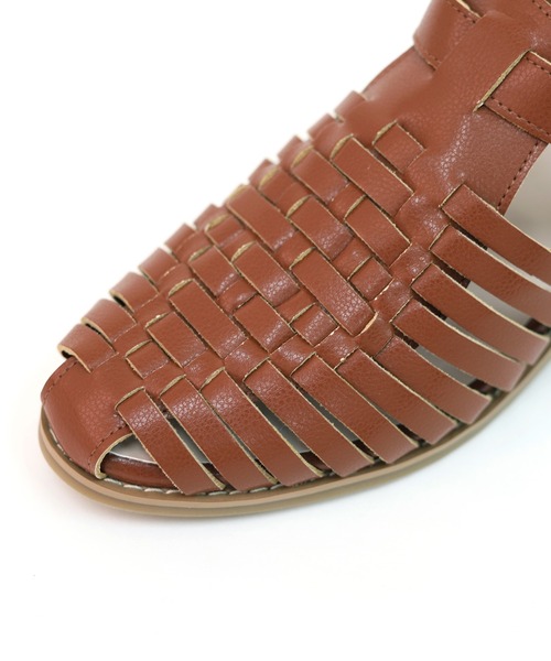 【RiiiKa/リーカ】編み込みグルカサンダル（サンダル）｜RiiiKa（リーカ）
