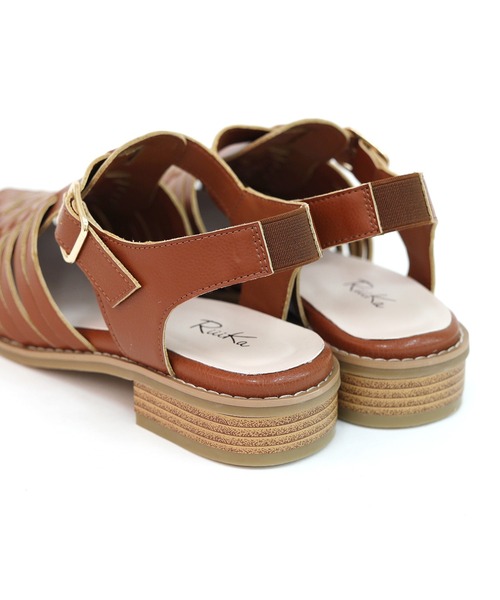 【RiiiKa/リーカ】編み込みグルカサンダル（サンダル）｜RiiiKa（リーカ）