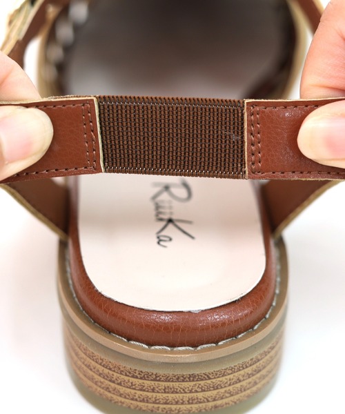 【RiiiKa/リーカ】編み込みグルカサンダル（サンダル）｜RiiiKa（リーカ）