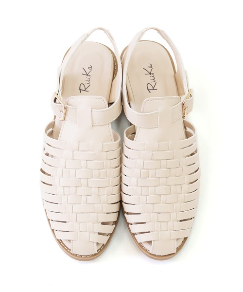 【RiiiKa/リーカ】編み込みグルカサンダル（サンダル）｜RiiiKa（リーカ）