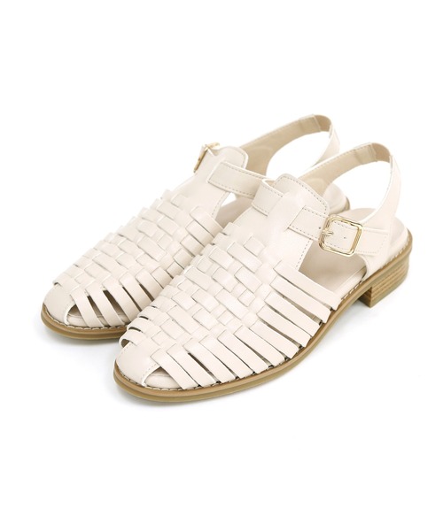 【RiiiKa/リーカ】編み込みグルカサンダル（サンダル）｜RiiiKa（リーカ）