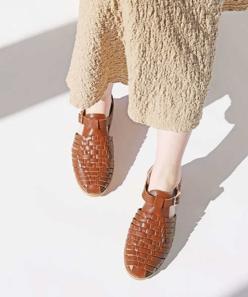 【RiiiKa/リーカ】編み込みグルカサンダル（サンダル）｜RiiiKa（リーカ）