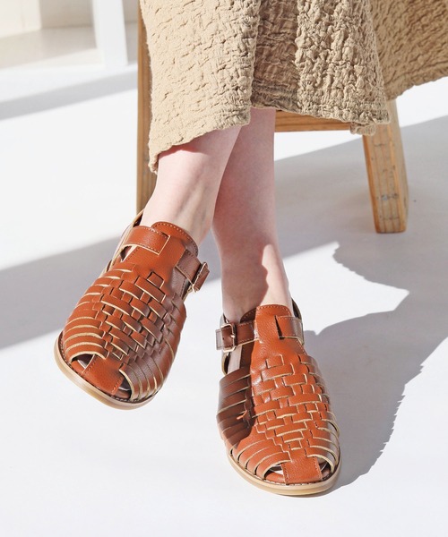 【RiiiKa/リーカ】編み込みグルカサンダル（サンダル）｜RiiiKa（リーカ）