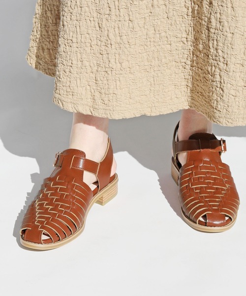 【RiiiKa/リーカ】編み込みグルカサンダル（サンダル）｜RiiiKa（リーカ）