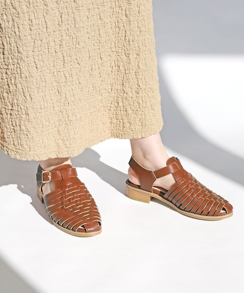 【RiiiKa/リーカ】編み込みグルカサンダル（サンダル）｜RiiiKa（リーカ）