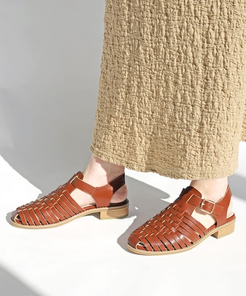 【RiiiKa/リーカ】編み込みグルカサンダル（サンダル）｜RiiiKa（リーカ）