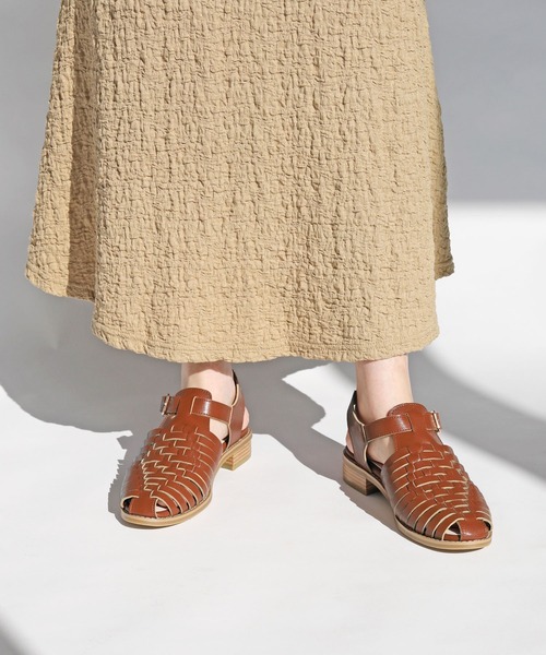 【RiiiKa/リーカ】編み込みグルカサンダル（サンダル）｜RiiiKa（リーカ）