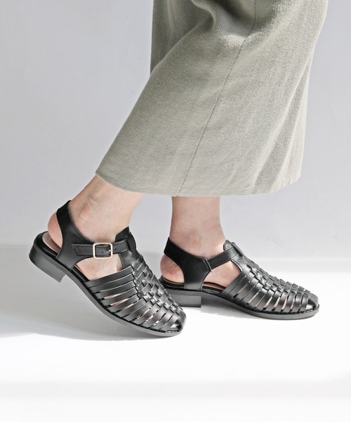 【RiiiKa/リーカ】編み込みグルカサンダル（サンダル）｜RiiiKa（リーカ）