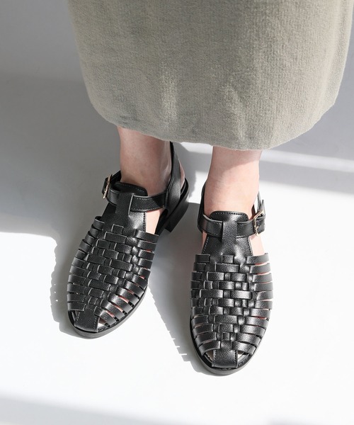 【RiiiKa/リーカ】編み込みグルカサンダル（サンダル）｜RiiiKa（リーカ）