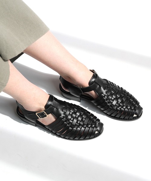 【RiiiKa/リーカ】編み込みグルカサンダル（サンダル）｜RiiiKa（リーカ）