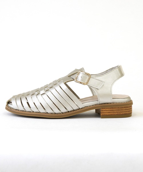 【RiiiKa/リーカ】編み込みグルカサンダル（サンダル）｜RiiiKa（リーカ）