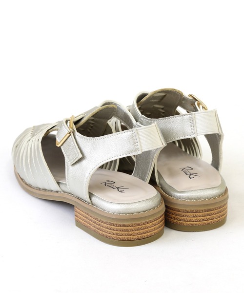 【RiiiKa/リーカ】編み込みグルカサンダル（サンダル）｜RiiiKa（リーカ）