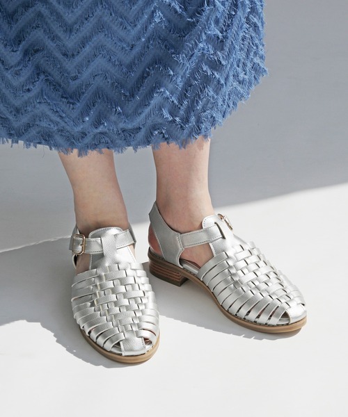 【RiiiKa/リーカ】編み込みグルカサンダル（サンダル）｜RiiiKa（リーカ）