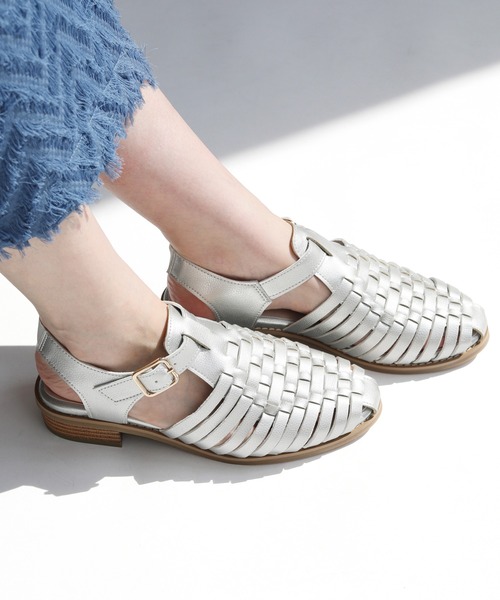 【RiiiKa/リーカ】編み込みグルカサンダル（サンダル）｜RiiiKa（リーカ）