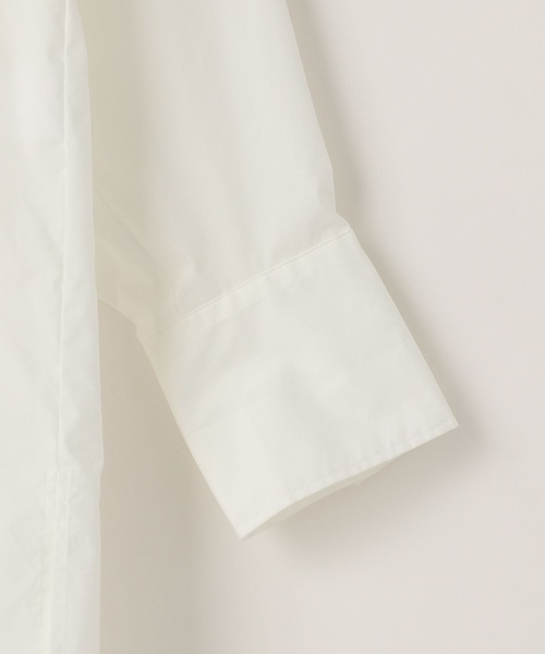 yuw（ユウ）の「オーバーチュニックシャツ　106245（シャツ/ブラウス・レディース・ブルー/ホワイト・FREE）」の7枚目の写真