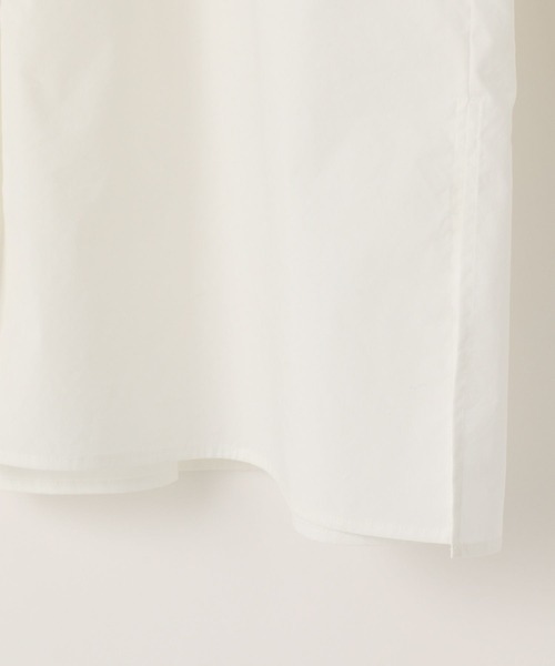 yuw（ユウ）の「オーバーチュニックシャツ　106245（シャツ/ブラウス・レディース・ブルー/ホワイト・FREE）」の15枚目の写真