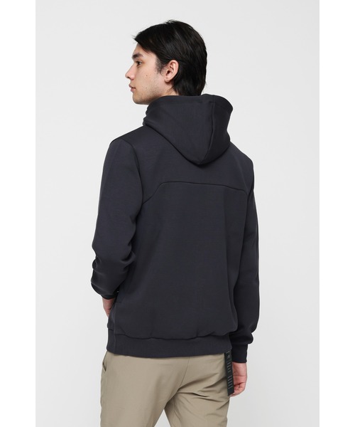 BOSS（ボス）の「3Dモールドロゴ コットンブレンド ジップアップ フーディ（パーカー・メンズ・チャコールグレー・XXXL/XXL/XL/L/M/S）」の6枚目の写真