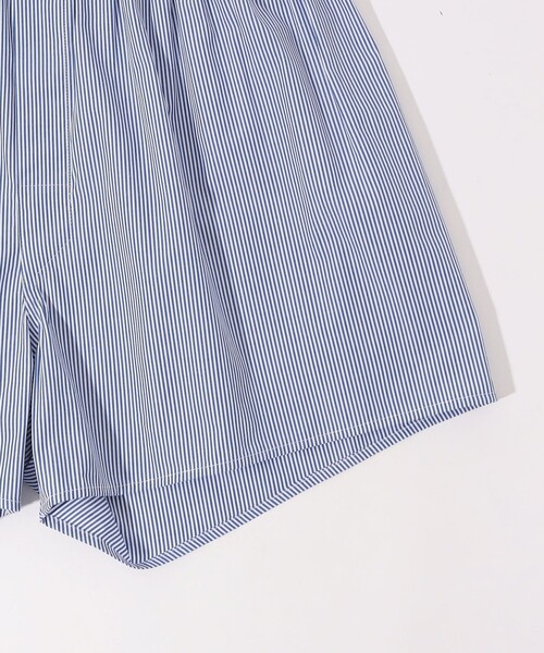 TOMORROWLAND HOME（トゥモローランドホーム）の「コットンブロードストライプ トランクス（トランクス・メンズ・ネイビー/カーキ/イエロー系その他2・L/S/M）」の6枚目の写真