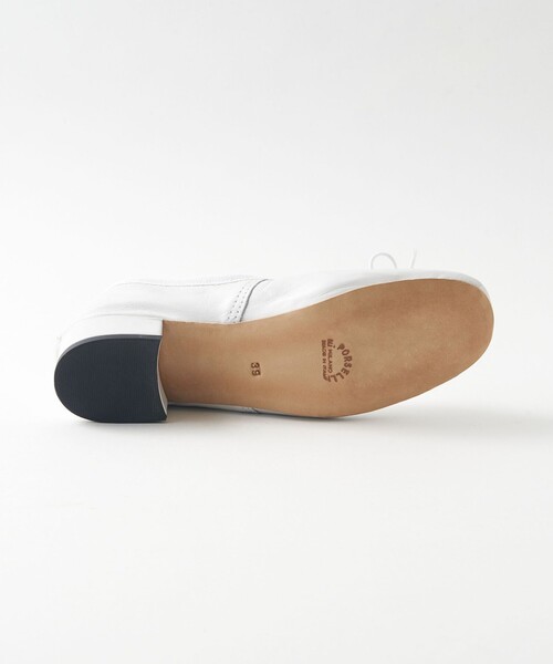 Porselli × Steven Alan＞HEEL BALLET WHITE/バレエシューズ（バレエ