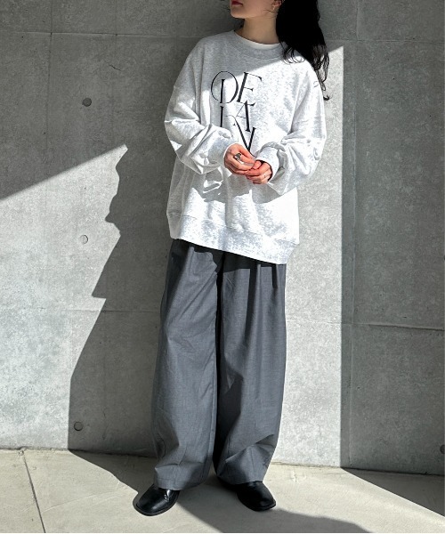 feepur（フェピュール）の「ツータックカーブスラックス（スラックス・レディース・ベージュ/グレー/ブラック・SMALL/MEDIUM）」の9枚目の写真