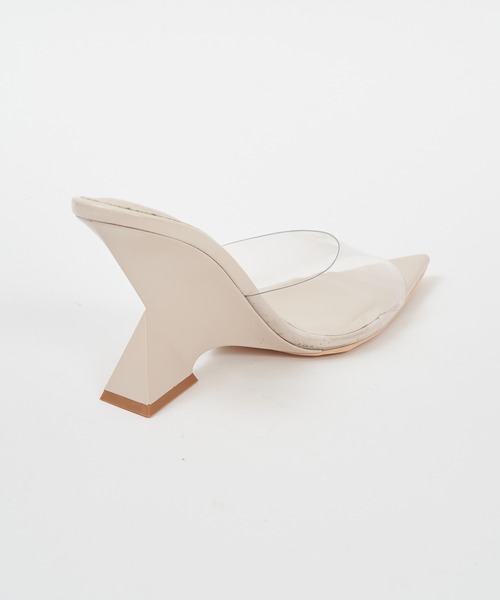 ROYAL PARTY（ロイヤルパーティー）の「カクテルアワーミュール（サンダル・レディース・オフホワイト/ブラック/ベージュ・MEDIUM/LARGE）」の9枚目の写真