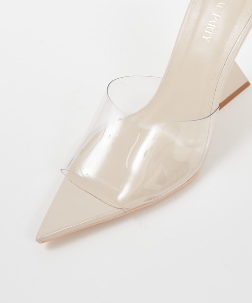 ROYAL PARTY（ロイヤルパーティー）の「カクテルアワーミュール（サンダル・レディース・オフホワイト/ブラック/ベージュ・MEDIUM/LARGE）」の6枚目の写真