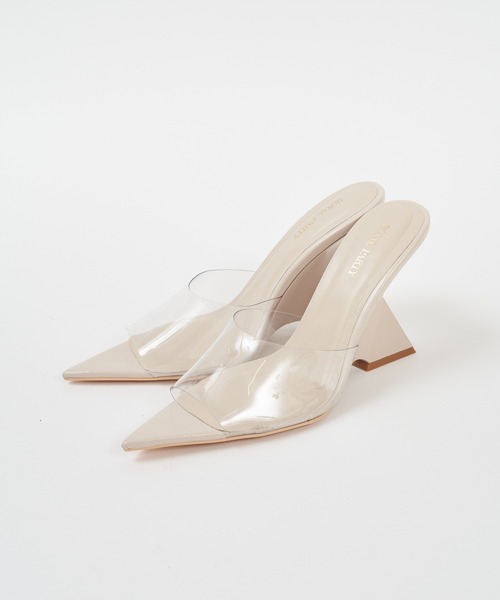 ROYAL PARTY（ロイヤルパーティー）の「カクテルアワーミュール（サンダル・レディース・オフホワイト/ブラック/ベージュ・MEDIUM/LARGE）」の11枚目の写真