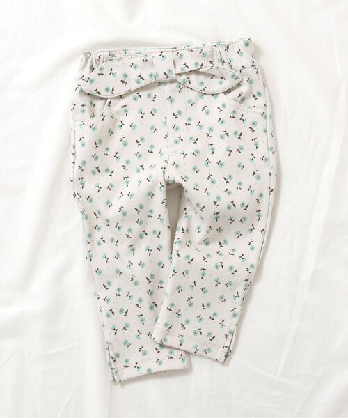 apres les cours(アプレレクール)の「【WEB限定】接触冷感ウエストリボンニットデニムパンツ(デニムパンツ・キッズ・サックスブルー/ブルー/ピンク/チェック/その他3・80/90/100/110/120/130/140)」の4枚目の写真