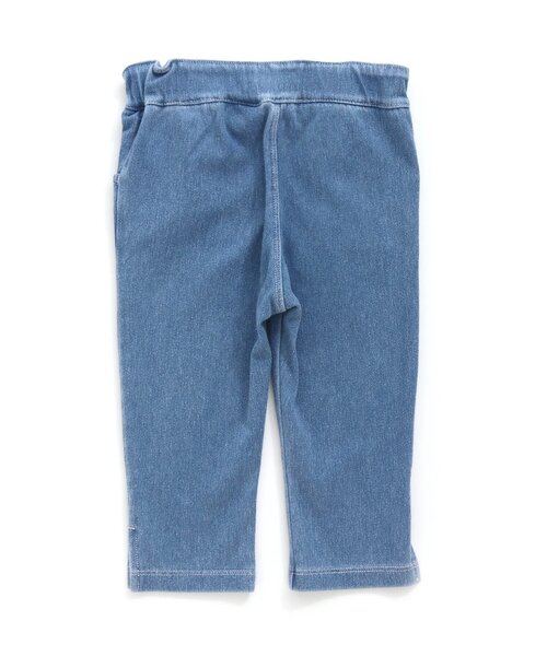 apres les cours(アプレレクール)の「【WEB限定】接触冷感ウエストリボンニットデニムパンツ(デニムパンツ・キッズ・サックスブルー/ブルー/ピンク/チェック/その他3・80/90/100/110/120/130/140)」の10枚目の写真