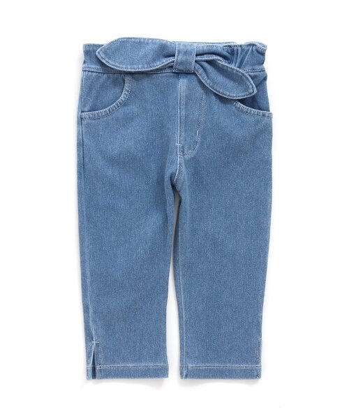 apres les cours(アプレレクール)の「【WEB限定】接触冷感ウエストリボンニットデニムパンツ(デニムパンツ・キッズ・サックスブルー/ブルー/ピンク/チェック/その他3・80/90/100/110/120/130/140)」の20枚目の写真