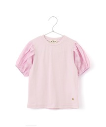 シースルーなパフスリーブTシャツ■80～140cm