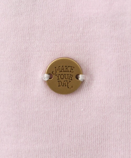 MAKE YOUR DAY(メイクユアデイ)の「シースルーなパフスリーブTシャツ■80~140cm(Tシャツ/カットソー・キッズ・オフホワイト/ラベンダー/ライム・100/90/80/140/130/120/110)」の8枚目の写真