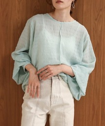 Bab（バブ）の「ドットボタン2WAYトップス（シャツ/ブラウス）」